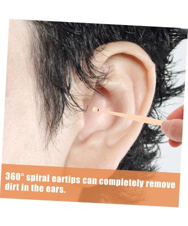 FRCOLOR Rose Gold Ear Cleaning Tool Spiral Scoops Earwax Digger and Easy-Clean Surface for Safe Ear Care - Buy Online on GoSupps.com