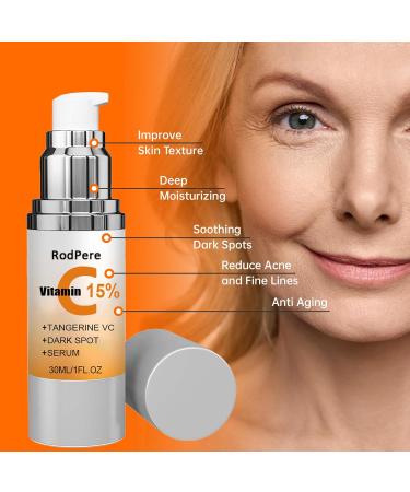 Vitamin Super C Serum for Women Over 70 - Anti-Wrinkle & Dark Spot Treatment 30ML - Buy Online on GoSupps.com