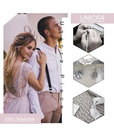 Unicra Pearl Hair Wreath & Headband - Elegant Bridal Jewelry for Women | Perfect Hair Accessory for Weddings - Buy Online on GoSupps.com