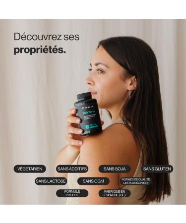Hair Forte - Growth & Fortification - Food Supplement - Biotin (Vitamin B8) Selenium Zinc Florida Palm Amino Acids From Millet - Cure 2 Months - Beauty Hair Growth - Buy Online on GoSupps.com