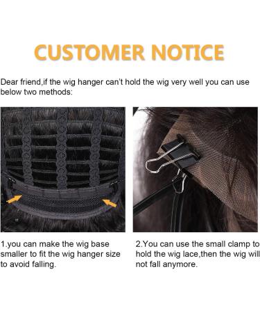 Haofay Wig Hanger Stand - 5 Pack Black Plastic DIY Collapsible Wig Dryer & Holder - Buy Online on GoSupps.com