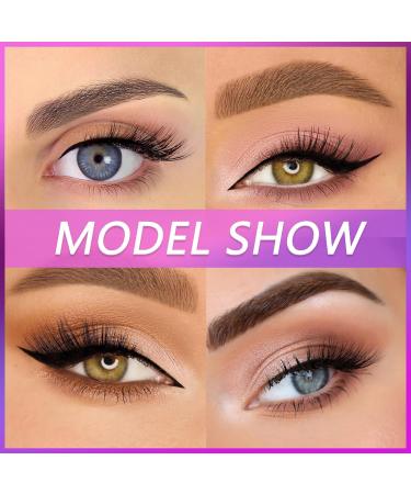 Heracks 3D Curly Half Cat-Eye Lashes 10 Pairs - Natural Look Wispy Fluffy Faux Mink Reusable Soft DIY Cluster Lashes Pack - 15mm Short 3/4 Corner Lashes (06) - Buy Online on GoSupps.com