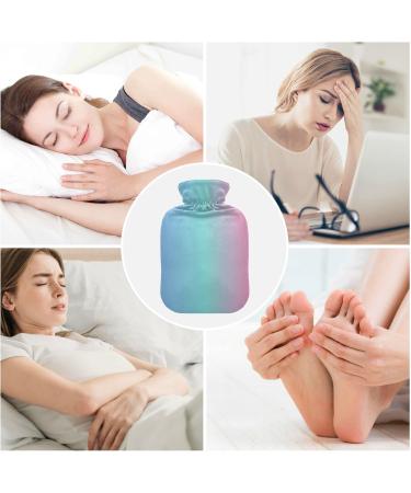 Color Gradient Heat Bottle (Blue-Pink) - Pain Relief & Warmers for Menstrual Cramps | 1L Hot Water Bottle for Feet & Bed - Buy Online on GoSupps.com