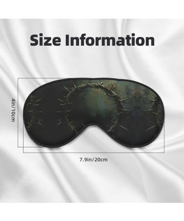 Buy SSIMOO Crown of Thorns Sleep Mask | Adjustable Breathable & Fashionable Eye Mask for Comfortable Sleep - Black | International Shipping Available - Buy Online on GoSupps.com
