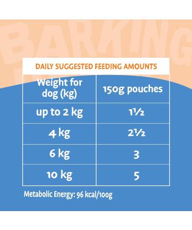 Barking Heads Little Paws Wet Bowl Lickin' Chicken with Turkey 10 x 150g - Premium Dog Food - Buy Online on GoSupps.com