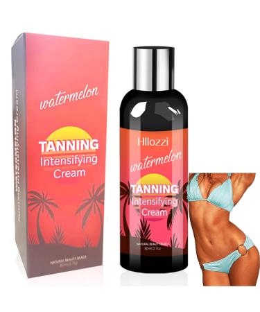 Sun Cream with Tan Accelerator Watermelon Tanning Accelerator Cream for Sunbeds&Holiday Rapid Tanning Cream Natural Tanning Lotion for Outdoor Tanning Easy to Use &Portable Long Lasting&Avoid Sunburn