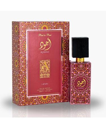 Lattafa Ajwad Pink to Pink for Women Eau de Parfum Spray 2.04 Ounce / 60 ml