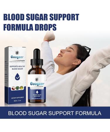 4Pcs Blood Sugar Support Formula Drops Healthy Sugar Support Supplement Advanced Drops Supports Healthy Function Advanced Formula Clear Drops 60ml/2fl.oz - Buy Online on GoSupps.com