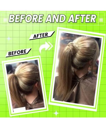 Hetto Braid Extensions - Real Remy Ponytail Extensions Easy Fit 100g 50cm #4/27 Dark Brown with Red Blonde - Luxurious Hair Recovery - Buy Online on GoSupps.com