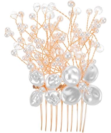 Beaupretty Accessories silver hair comb wedding hair accessories for brides wedding hair side comb bride rhinestone hair comb tiaras for women crystal metals European and American Comb - Buy Online on GoSupps.com