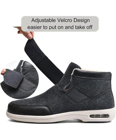 Diabetic Shoes for Swollen Feet - Touch Close Fastenings - Black - Size 54 - Buy Online on GoSupps.com