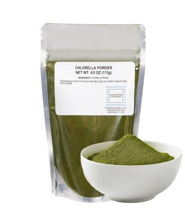 Hampton Distribution Chlorella Powder 4 Ounce Resealable Bag
