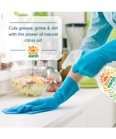 Sun & Earth All Purpose Cleaner - Light Citrus, 6 Pack (132 Fl Oz) - Eco-Friendly Spray - Buy Online on GoSupps.com