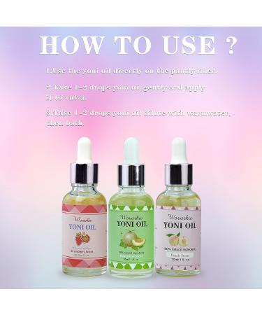 Yoni Essential Oil Set - 100% Natural Intimate Feminine Deodorant & pH Balanced Serum - 3 Pack (1 fl oz/30 ml) - Buy Online on GoSupps.com