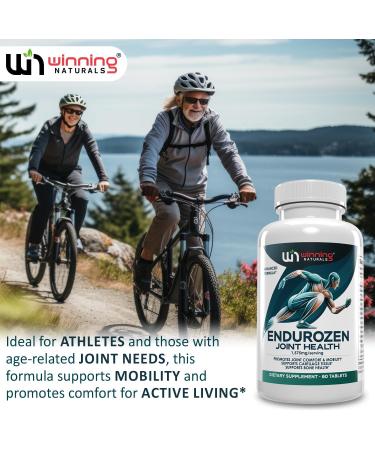 EnduroZen Joint Support Supplement Advanced Formula (60 tabs) - Glucosamine Chondroitin MSM Turmeric| Joint Health & Mobility Support| Non-GMO| for Men & Women| Supports Cartilage & Flexibility 60 Count (Pack of 1) - Buy Online on GoSupps.com