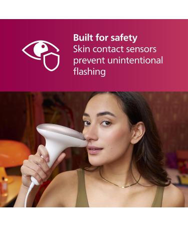 Philips Lumea IPL Hair Removal 7000 Series - Hair Removal Device With Satin Compact Pen Trimmer 3 Attachments Body Face And Bikini Corded Use (Model BRI923/00) Lumea Advanced 3 Attachments and Cleansing Brush - Buy Online on GoSupps.com