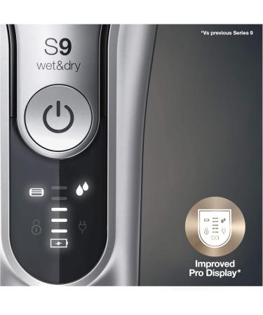 Braun Series 9 9376Cc Latest Generation Electric Shaver Rechargeable & Cordless Electric Razor for Men - Clean&Charge Station Fabric Travel Case 1 Count - Buy Online on GoSupps.com