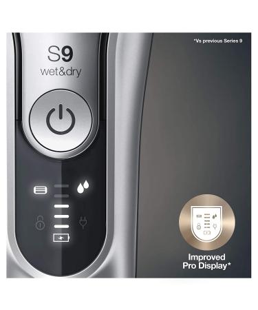 Braun Series 9 9390cc Electric Razor for Men | Waterproof Foil Shaver with Pop-Up Trimmer | Wet & Dry Shave | SmartCare Center | Silver - Buy Online on GoSupps.com