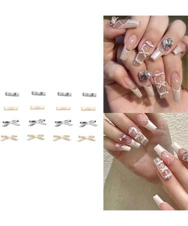 Nails Art Rivets Nails Art Studs Bows Nails Art Nails Art Accessories Nail Jewelry for Nail Decors Nails Art Jewels - Buy Online on GoSupps.com