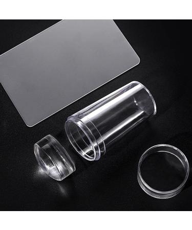 French Double Head Nail Art Tool with Scraper Silicone Seal Printing Transfer Nail Stamp Scraper Stamp for Manicure Single Head - Buy Online on GoSupps.com