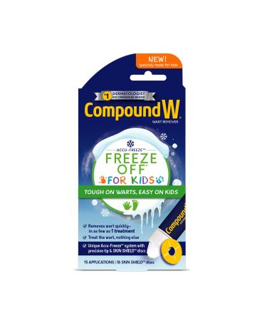 Compound W Freeze Off for Kids, Wart Removal Treatment, 15 Applications - Buy Online on GoSupps.com