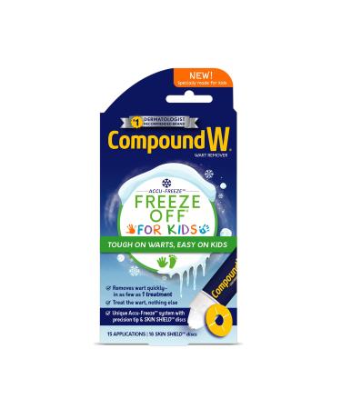 Compound W Freeze Off for Kids, Wart Removal Treatment, 15 Applications