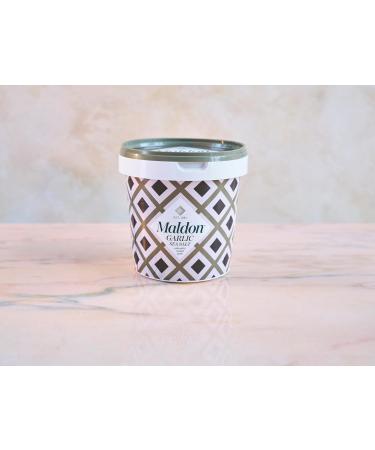 Maldon Garlic Sea Salt With Wild and Roasted Garlic Perfect for a Wide Range of Dishes Fantastic Burst of Flavour Pyramid-Shaped Flakes 500g Tub - Buy Online on GoSupps.com