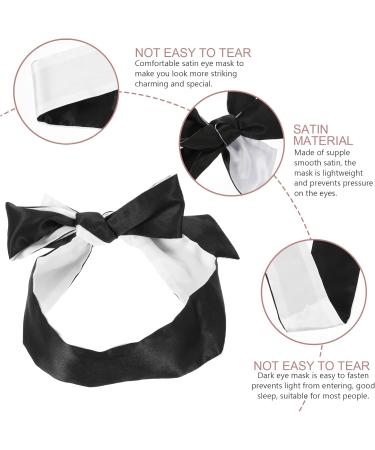 Satin Sleep Mask White - Smooth Blindfold for Better Sleep - 1 Count - Buy Online on GoSupps.com