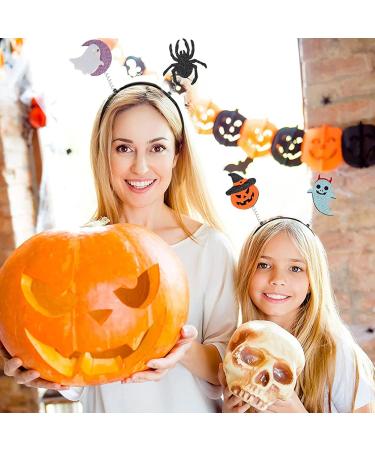 hgnxa Classical Halloween Headband Pumpkin Wing Hair Hoop Headdress Decorative Hair Accs for Day of the Dead ostume - Buy Online on GoSupps.com