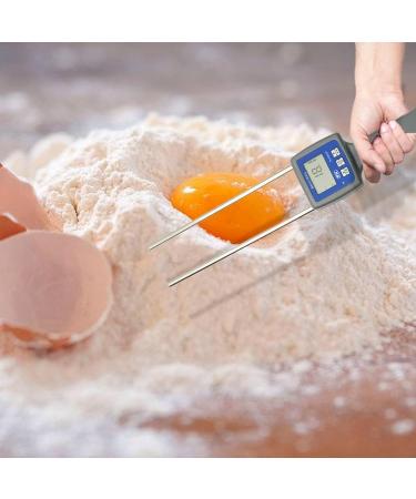 TK100GF Grain Flour Moisture Meter Starch Moisture Tester Corn Wheat Rice Bean Paddy Flax Oats Powder Moisture Meter Analyzer with LCD Display Sensitive Probe 11 Kinds Grain Flours Humidity Tester - Buy Online on GoSupps.com