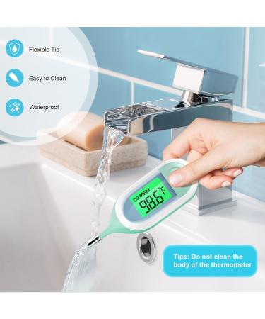 Buy Baby Thermometer - Fast & Accurate Digital Rectal Infant Thermometer with Fever Alarm & LCD Display - Buy Online on GoSupps.com