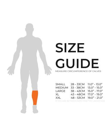 Bearhug Calf Compression Sleeve for Men and Women - Shin Splints Support for Torn Muscle and Leg Cramps - Bamboo Calf Support for Sports Running Gym M (13.0 - 15.0" Calf) Single - Buy Online on GoSupps.com