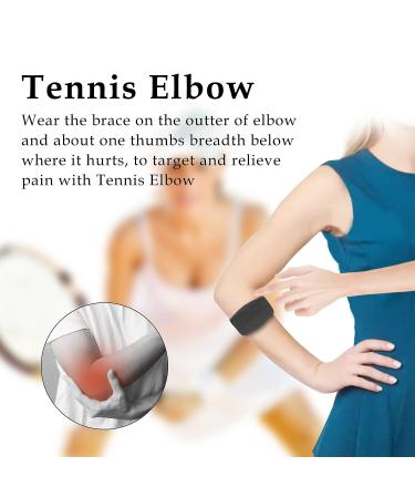 Utook Elbow Brace for Men & Women - Tennis & Golf Pain Relief Support Adjustable 2 Pack for Recovery & Prevention - Ideal for Sports & Gym Activities - Buy Online on GoSupps.com