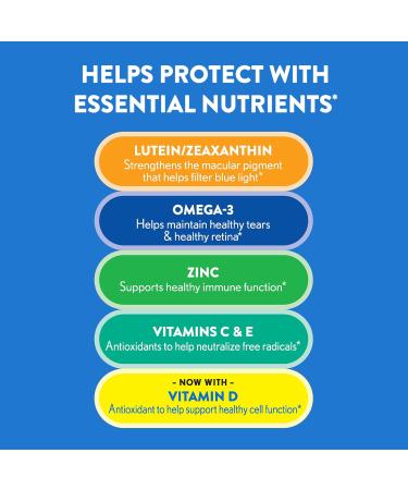 Ocuvite Adult 50+ Eye Vitamins and Mineral Supplements with Lutein Zeaxanthin and Omega-3 90 Soft Gels (Pack of 3) - Buy Online on GoSupps.com