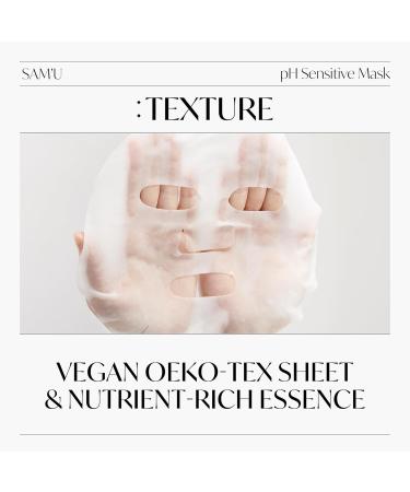 Buy SAM U PH Sensitive Mask Hydrating Korean Face Masks with Lactobionic Acid & Centella Asiatica | Vegan Bamboo Microfiber Sheet Mask for Glowing Skin (10EA - Buy Online on GoSupps.com