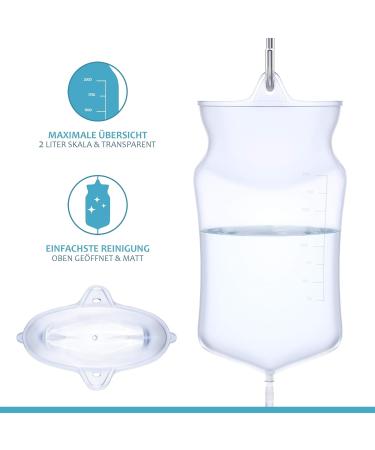 Lyvanas Enema Set - 2L BPA & Phthalate-Free Intestinal Cleaning Kit | Premium Travel Irrigator Set for All Enemas - Buy Online on GoSupps.com