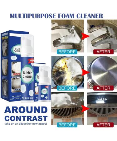 Foaming Heavy Oil Stain Cleaner Foam Cleaner All Purpose Heavy Duty Powerful Stain Removing Foam Cleaner Stubborn Grease & Grime Powerful Remover Spray for Grill Oven Stove Pots (3Pcs 30ML) 3Pcs 30ML - Buy Online on GoSupps.com