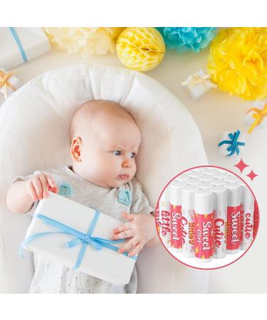 50 Sets Baby Shower Lip Balm Favors with Organza Bags & Thank You Tags - Warm Style Baby Shower, Baptism & Birthday Party Supplies - Buy Online on GoSupps.com