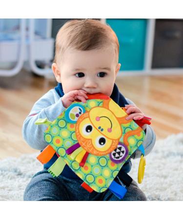 Nuby Teething Blankie  Characters Vary - Owl  Koala  Monkey  Elephant Characters May Vary
