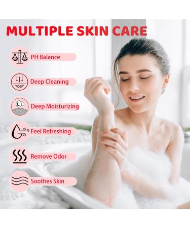 2 PCS Natural Yoni Wash - pH Balanced Feminine Cleanser for Women | Intimate Moisturizing & Deodorizing Strawberry Scent - Buy Online on GoSupps.com