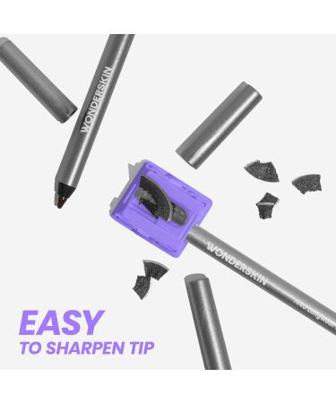 Wonderskin 1440 Longwear Green Eyeliner Pencil with Sharpener - Waterproof Sharpenable Eyeliner Pencil & Smudge Proof Green Eye Liner Pencils (Olive) Olive & Sharpener - Buy Online on GoSupps.com