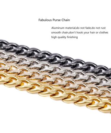 Medium Fabulous Metal Shoulder Crossbody Purse Chain Replacement - 18 Antique Gold - Buy Online on GoSupps.com