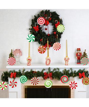 Alipis 32pcs Christmas Hanging Candy Christmas Tree Ornaments Lollipop Pendants - Buy Online on GoSupps.com