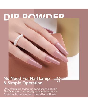 Aokitec 28g Dip Powder Skin Nude Fashion Color Nail Dipping Powder French Powder Pro Collection System Nail Art Starter Manicure Salon DIY at Home Odor-Free&Long-Lasting No Needed Nail Lamp - Buy Online on GoSupps.com