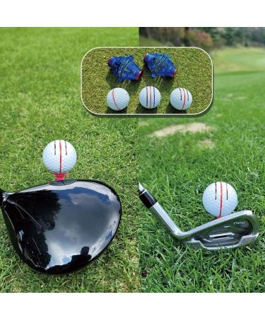 BIRDIE79 Premium Quality Golf Ball Marker Alignment Tool Kit with 3 Marker Pens - 360-Degree Triple-Line Design in Luxurious Gift Box - Buy Online on GoSupps.com