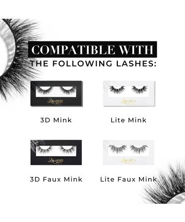 Lilly Lashes Clear Eyelash Glue - Latex-Free Brush-On Adhesive for False Eyelashes & Extensions - Buy Online on GoSupps.com