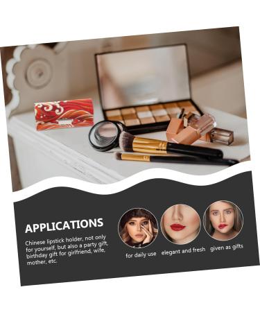 CIMAXIC Chinese Lipstick Holder Vintage Makeup Bag For Travel 91x35cm red - Buy Online on GoSupps.com