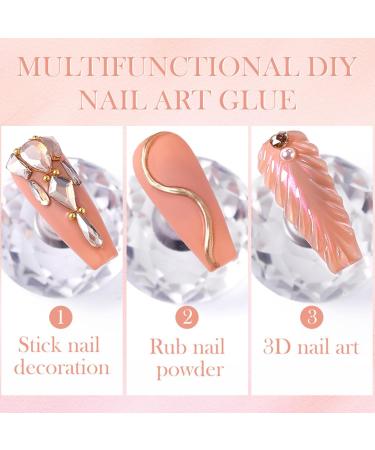 G n rique Nail Gel | 30ml Decorative and Modeling Glue for Rhinestones - DIY Modeling Gel for Nail Engraving | For Women Girls Beauty Salon Wedding Home Long-Lasting Strengthening - Buy Online on GoSupps.com
