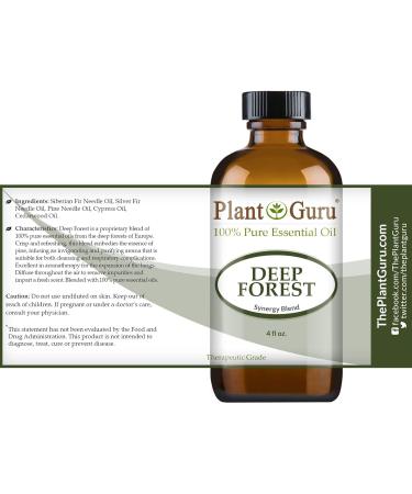 Deep Forest Essential Oil Blend 4 oz - 100% Pure Therapeutic Grade | Aromatherapy Respiratory Support & Natural Christmas Tree Scent - Buy Online on GoSupps.com