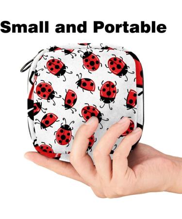 Shop Muooum Menstrual Polster Zipper Bag - Lady Beetle Pattern - Stylish Tampon Collection Bag for Women & Girls - Color 9 - Buy Online on GoSupps.com